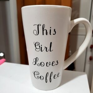 FREE WITH PURCHASE                    This Girl Loves Coffee Mug